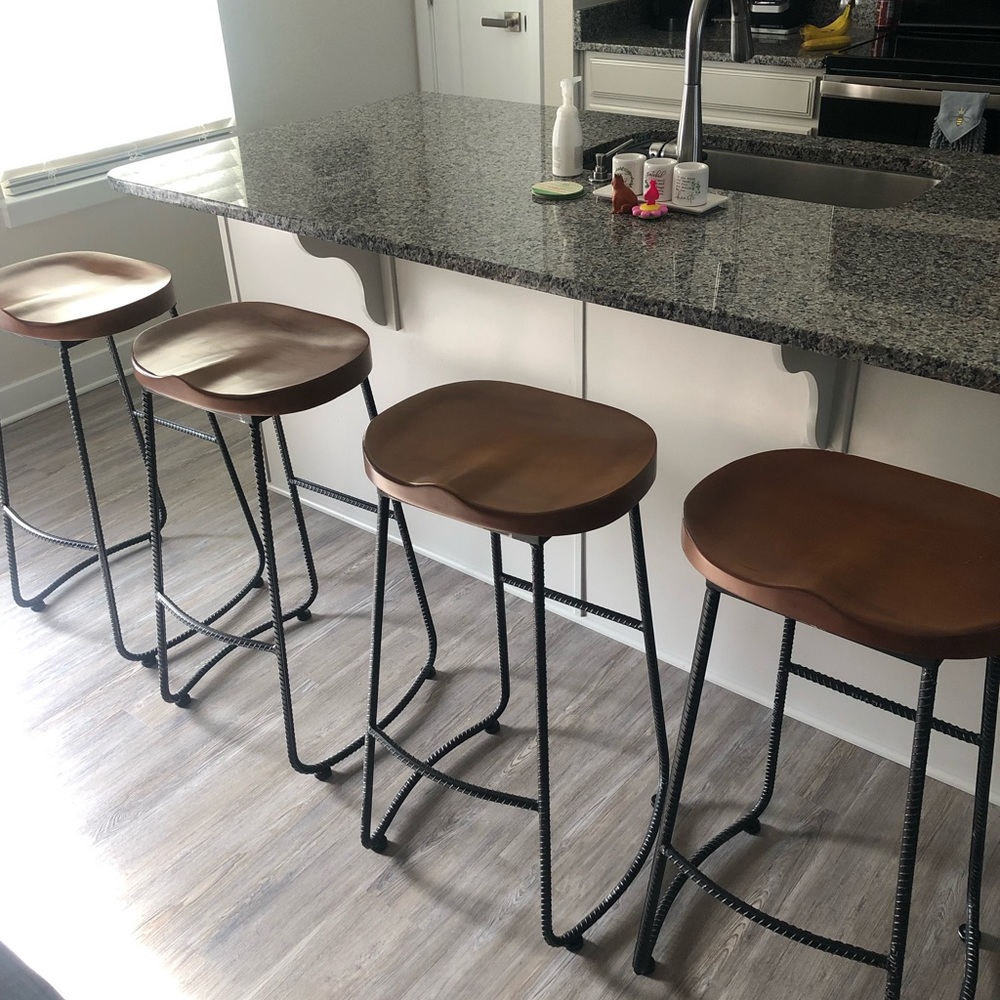 4 bar stools have only had them since August. Nothing wrong with them!